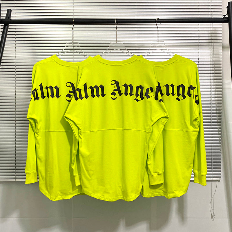 Palm Angels Logo Mock Neck Longsleeve T-Shirt