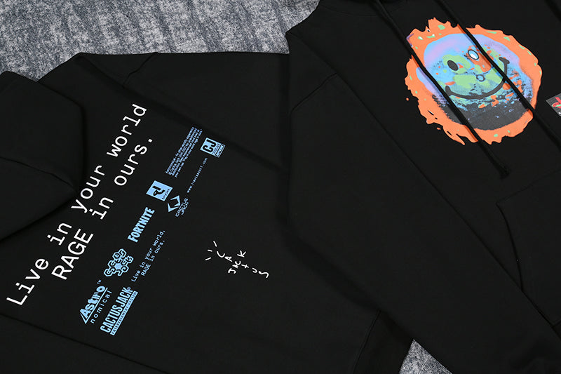 Travis Scott The Scotts World Hoodie Black
