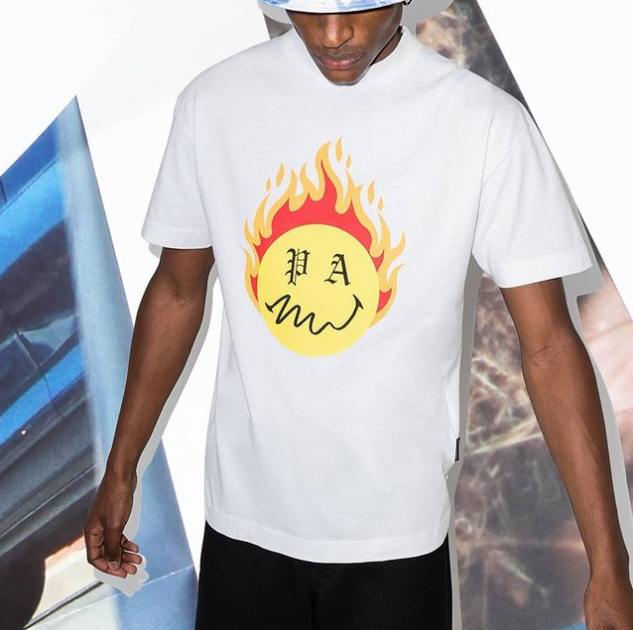 Palm Angels Burning Head Loose T-Shirt