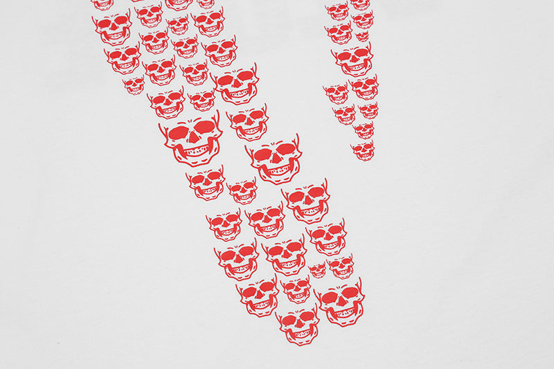 Vlone Skull T-Shirt 'Black/Red'