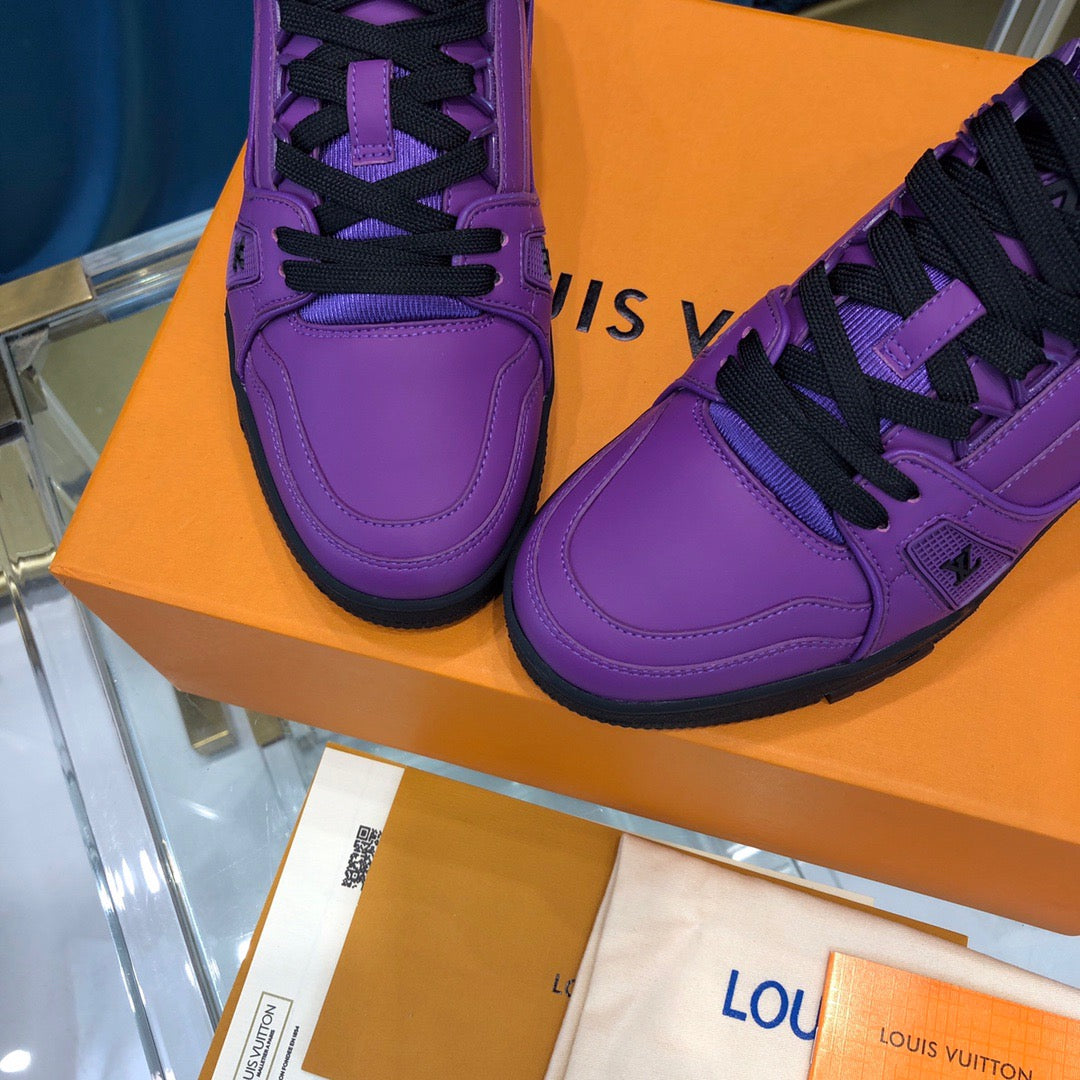 Louis Vuitton LV Trainer Violet Black