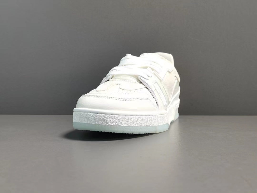 Louis Vuitton LV Made Trainer Monogram Denim White