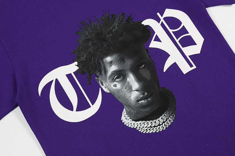 YoungBoy NBA x Vlone Peace Hardly T-Shirt