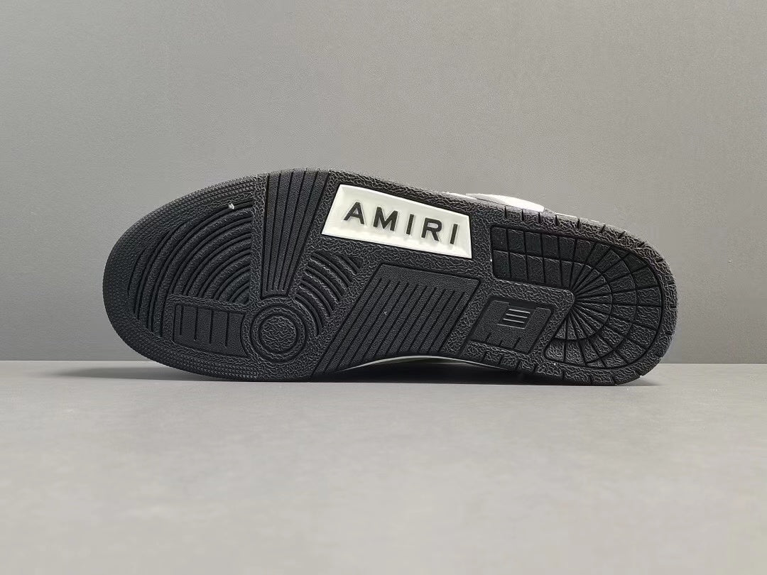 Amiri Skel Top Low 'Black White'