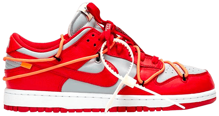 OFF-WHITE x Dunk Low 'University Red'