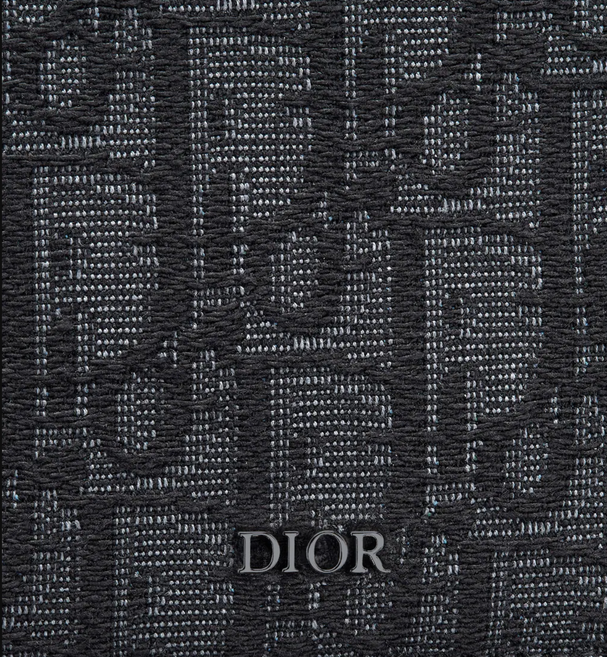 Dior Oblique Jacquard Wallet Black