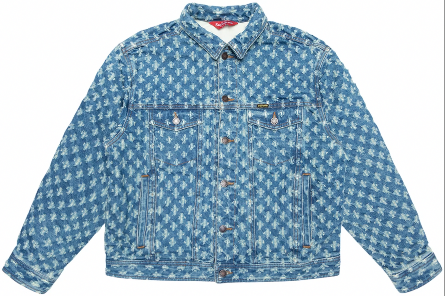 Supreme Hole Punch Denim Trucker Jacket