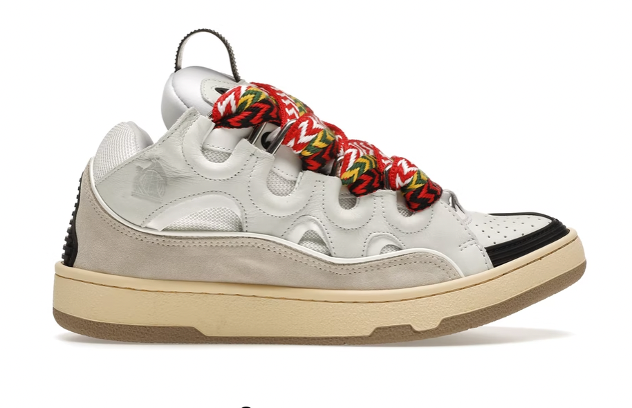 Lanvin Leather Curb White Ivory