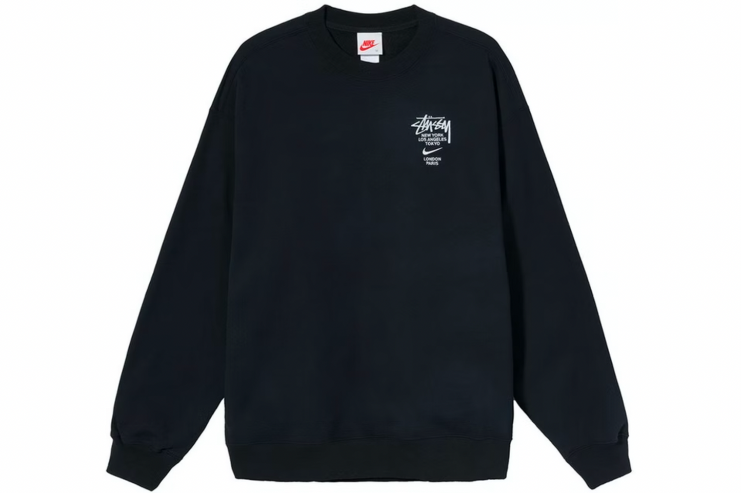 Nike x Stussy International Crewneck Sweatshirt Black