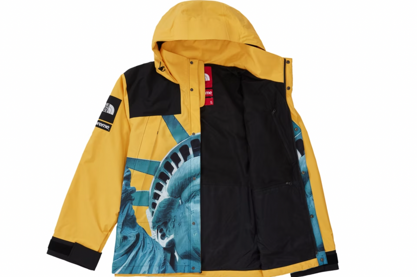 Supreme The North Face Statue of Liberty Mountain Jacket Yellow