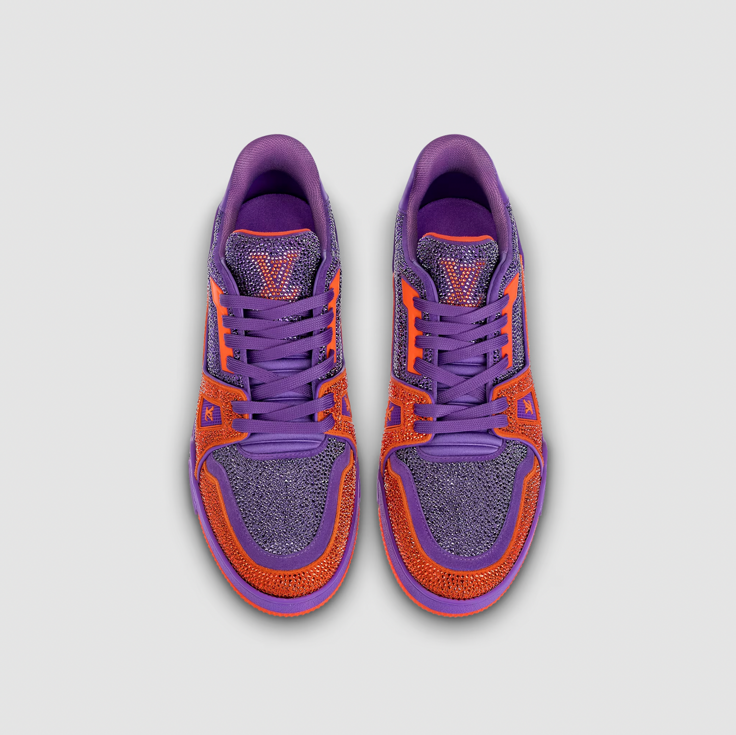 Louis Vuitton LV Trainer Crystal Purple Orange