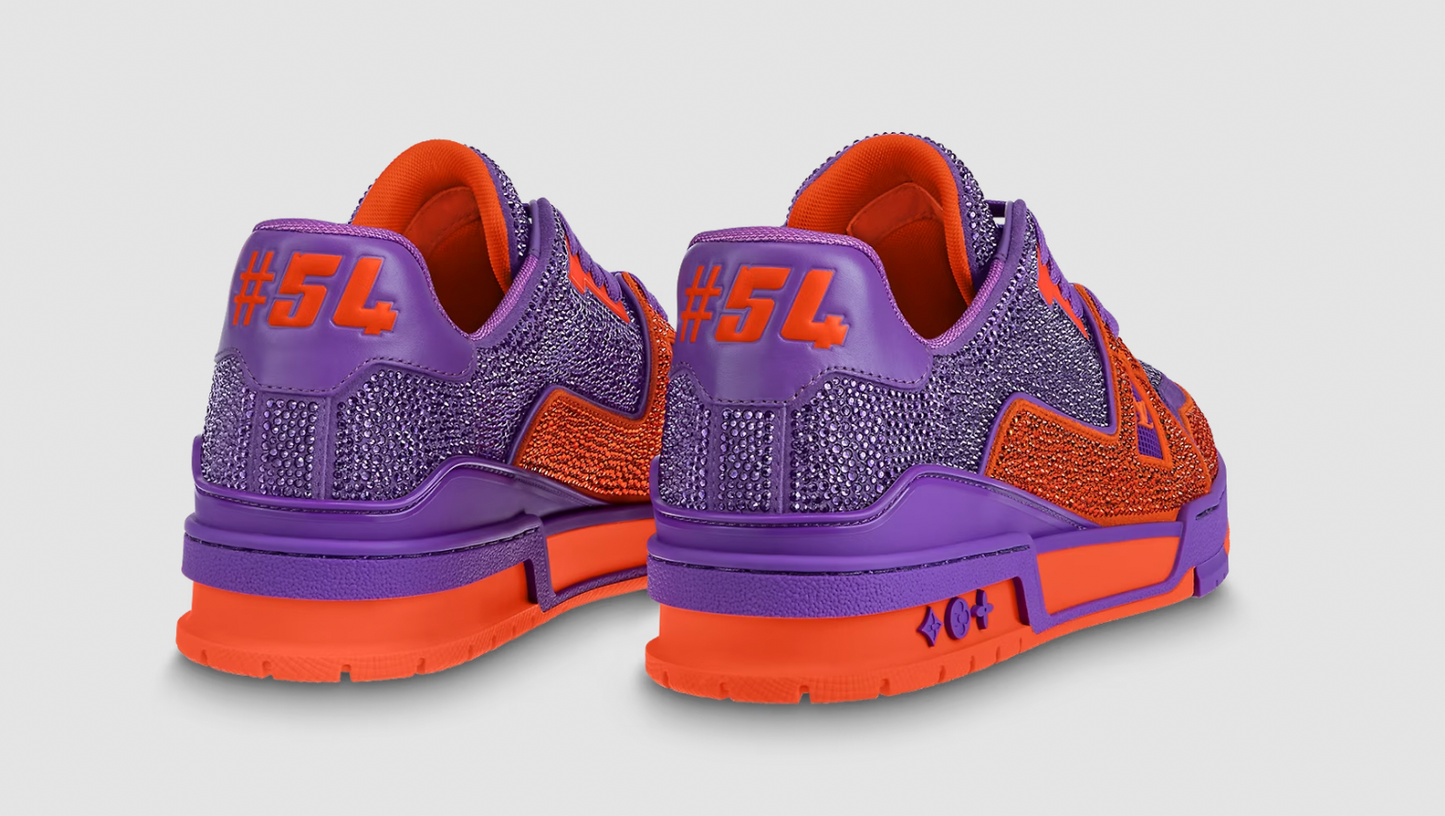 Louis Vuitton LV Trainer Crystal Purple Orange
