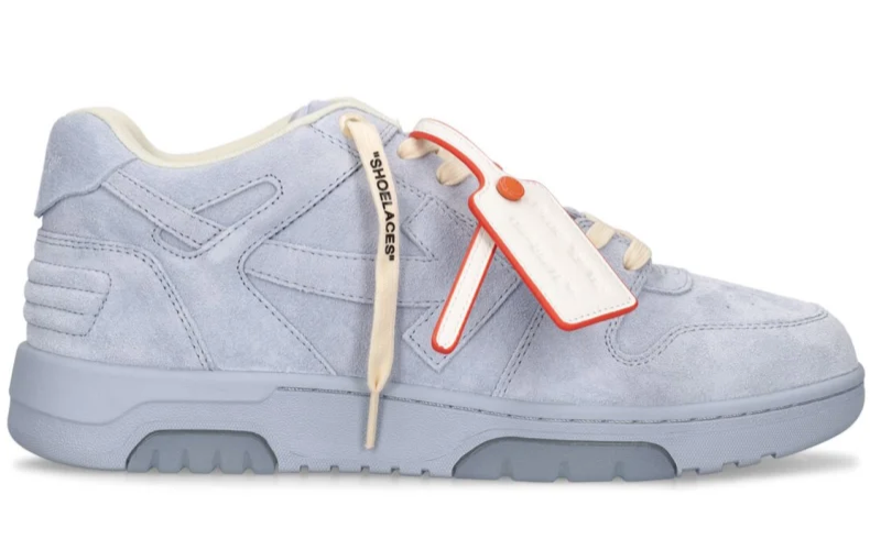 Off White Out Of Office Suede Light Blue / Light Blue