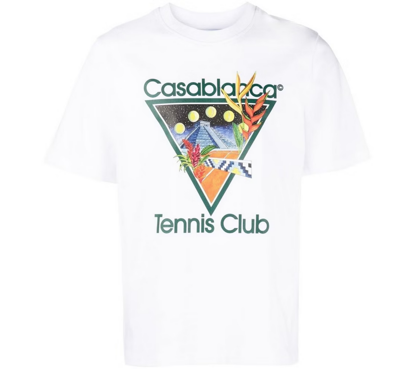 CASABLANCA Tennis Club Icon T-shirt White/Multi