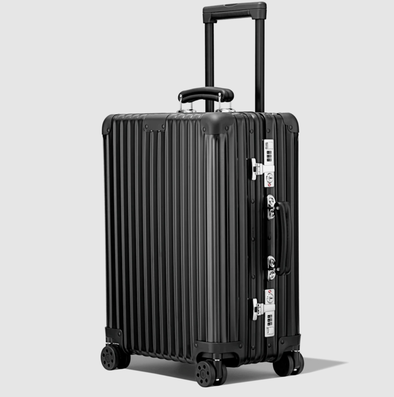 RIMOWA Classic Cabin Aluminium Carry-On Suitcase Black