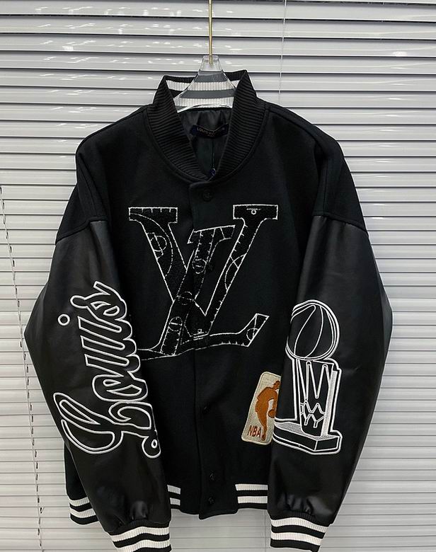 LEATHER NBA BASKETBALL VARSITY JACKET | LOUIS VUITTON