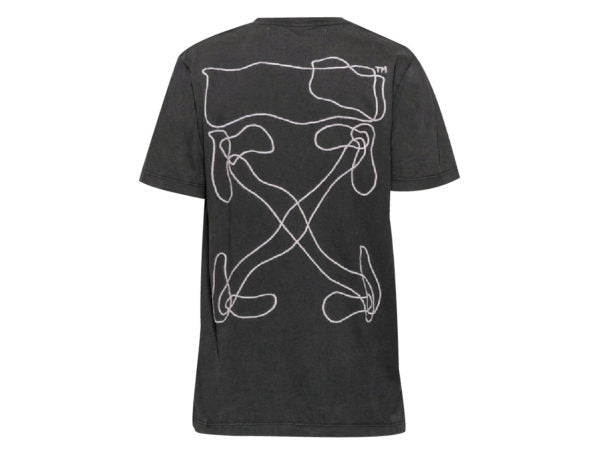 Off-White Oversized Abstract Arrows Embroidered T-shirt