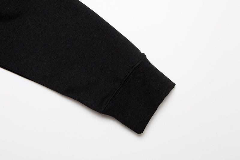 Off-White Black Wave Diagonals Hoodie