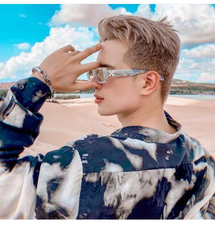 Off-White Arthur rectangle-frame sunglasses