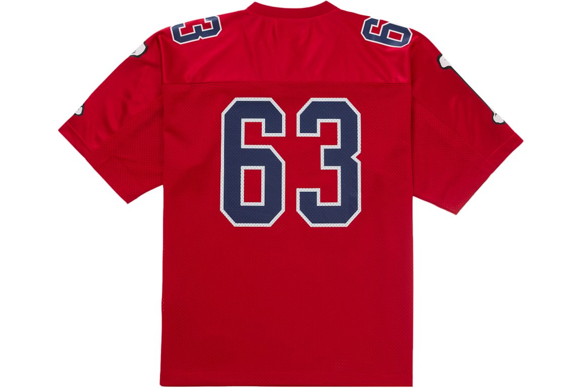 Supreme Bones Football Jersey Red