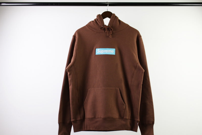 Supreme Box Logo Hoodie Peach