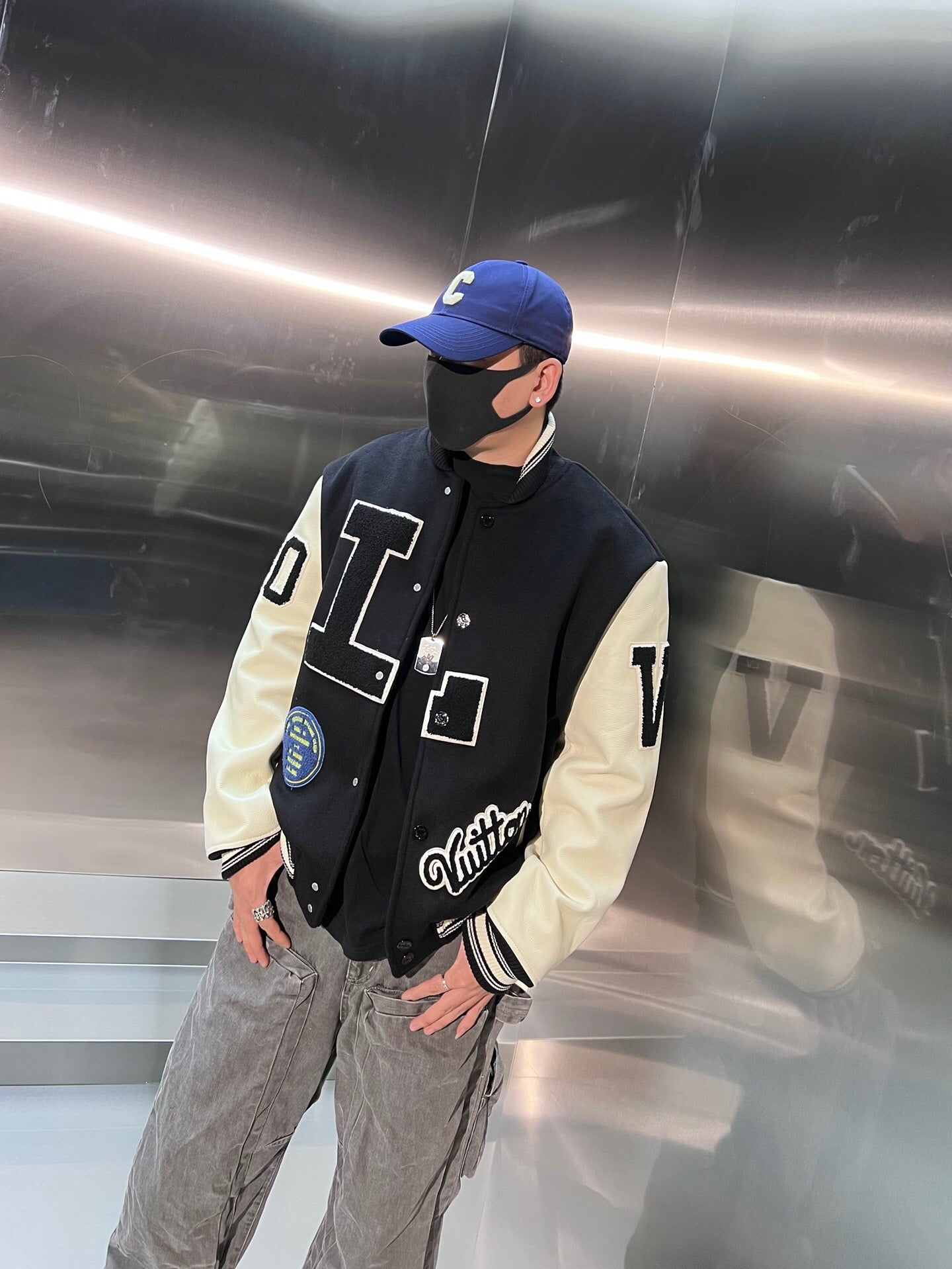 BASEBALL VARSITY LEATHER JACKET | LOUIS VUITTON