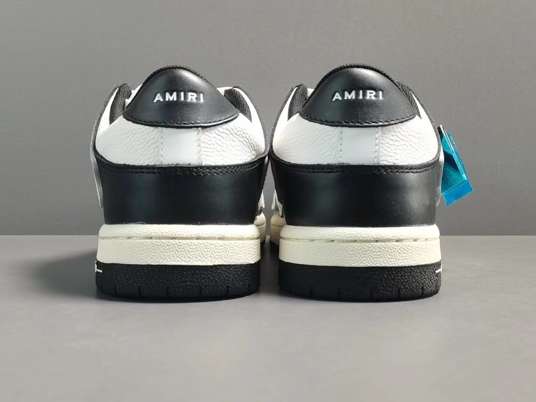 Amiri Skel Top Low 'Black White'