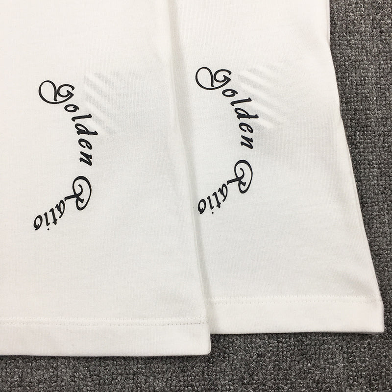 OFF WHITE 20SS Golden Ratio Arrow Graffiti T shirt White