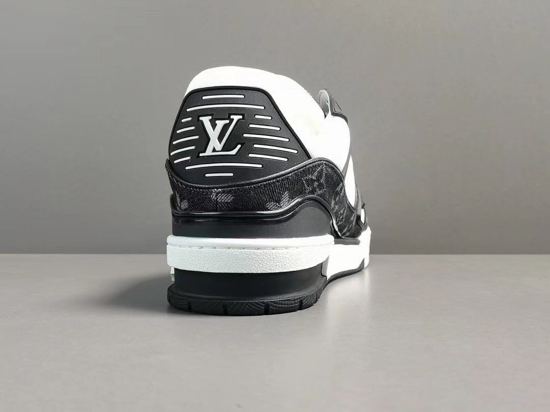 Louis Vuitton LV Trainer White Black White