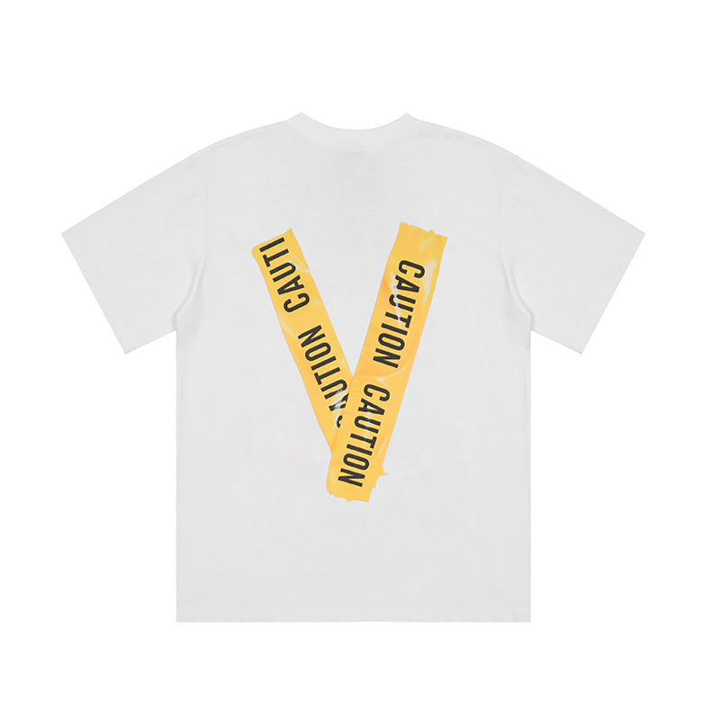 VLONE Yellow Tape Risk T-Shirt