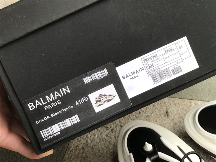 Balmain Unicorn Low 'Black White'