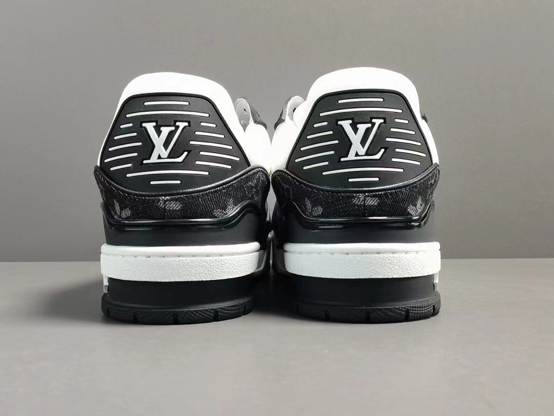 Louis Vuitton LV Trainer White Black White