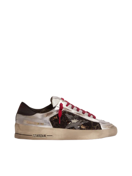 Golden Goose Women's Limited Edition LAB silver and animal-print Stardan