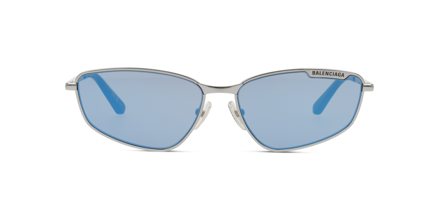 BALENCIAGA BB0277S Silver/Sky Blue