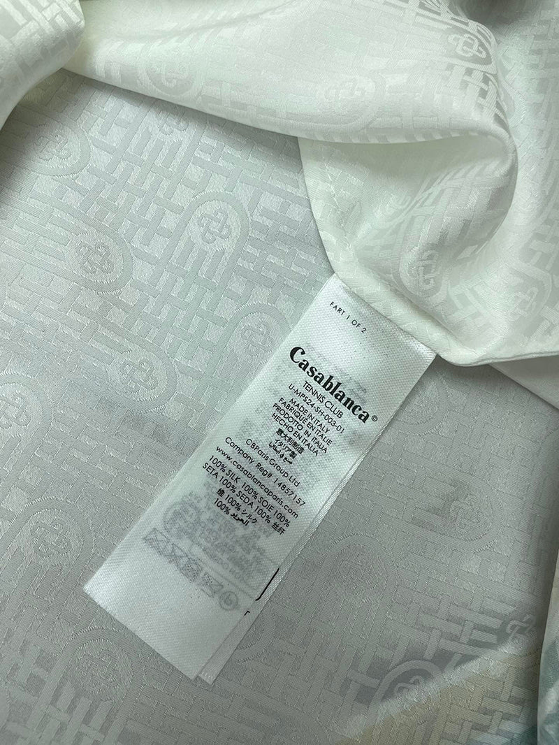 CASABLANCA Casa Way Printed Silk Shirt