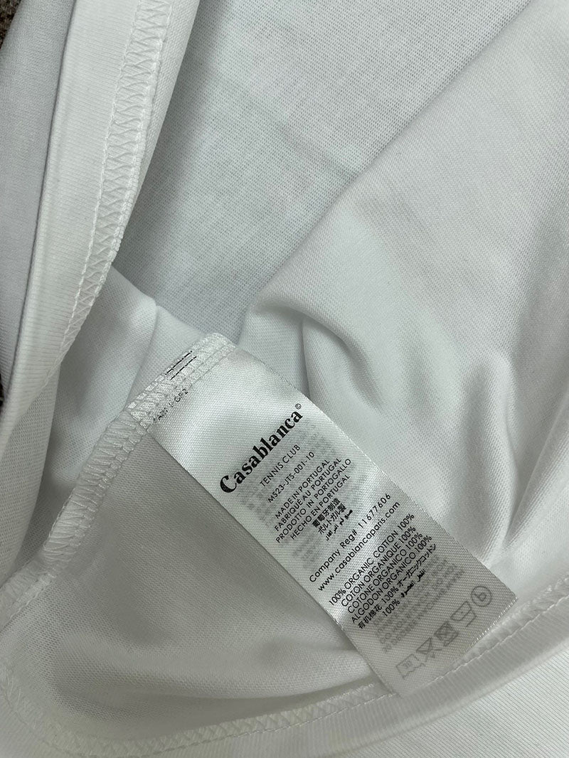 CASABLANCA Tennis Club Icon T-shirt White