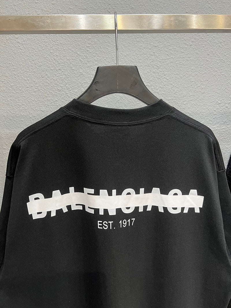 Balenciaga Strike 1917 logo oversize T-shirt