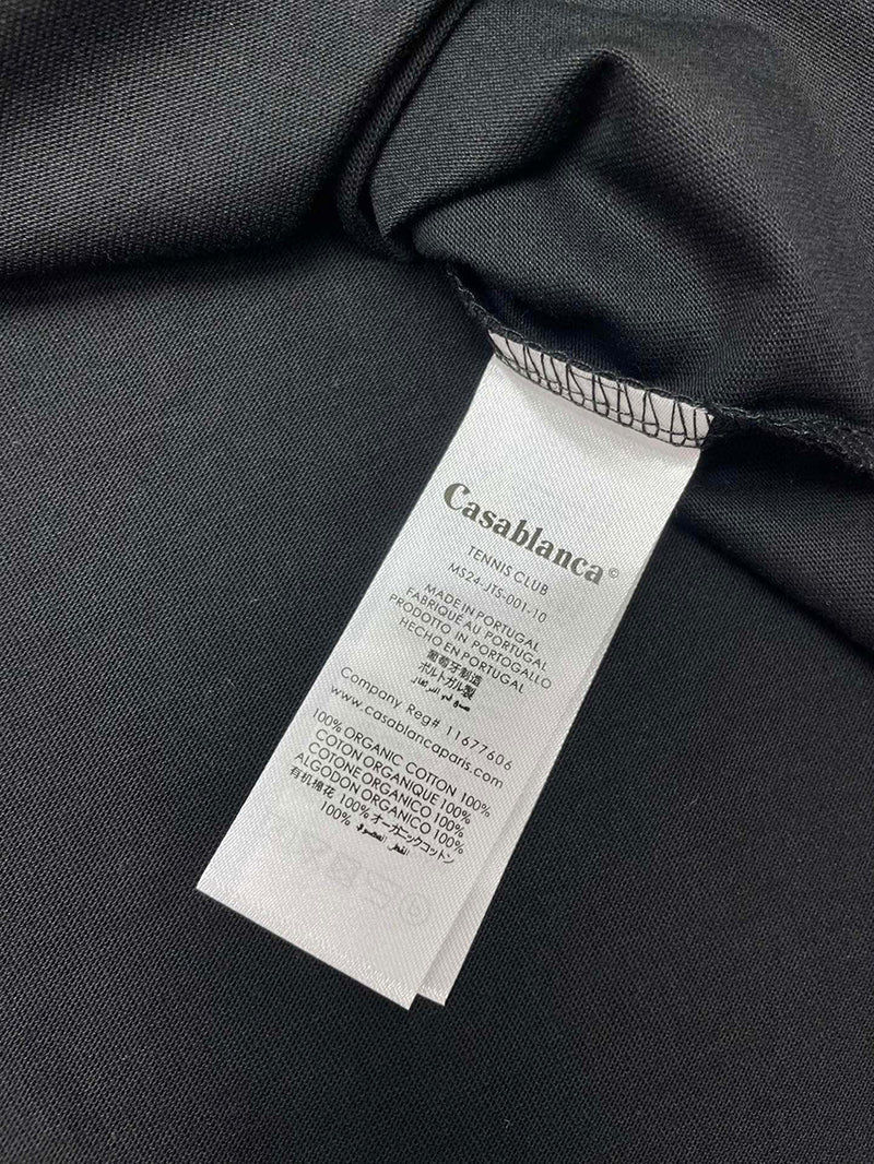 CASABLANCA Le Temple du Savoir T-Shirt Black