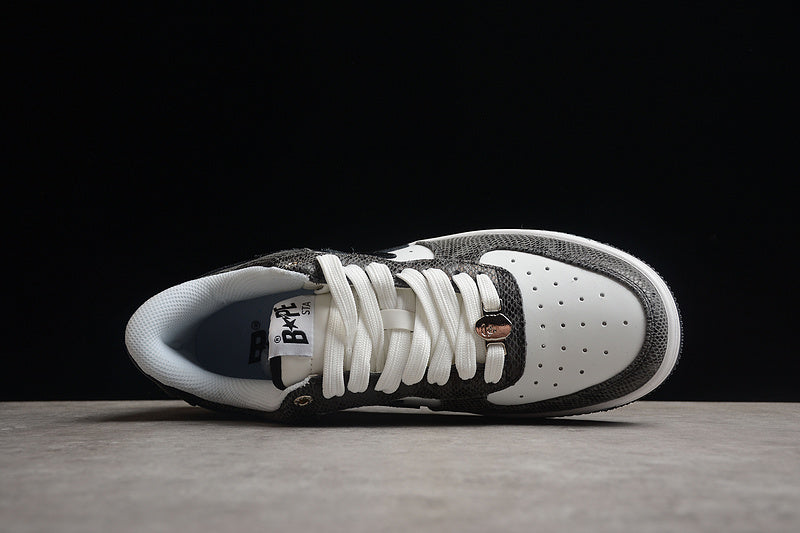 A Bathing Ape Bape Sta Snake Skin Black