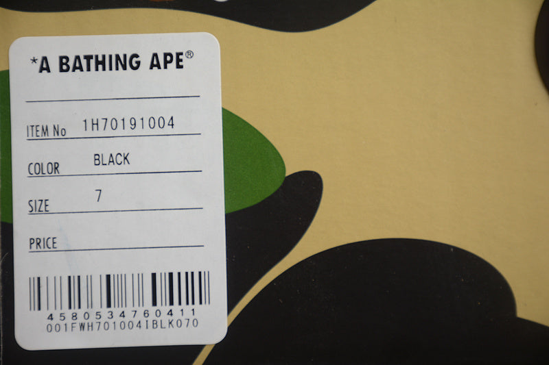 A Bathing Ape Bape Sta Black Suede