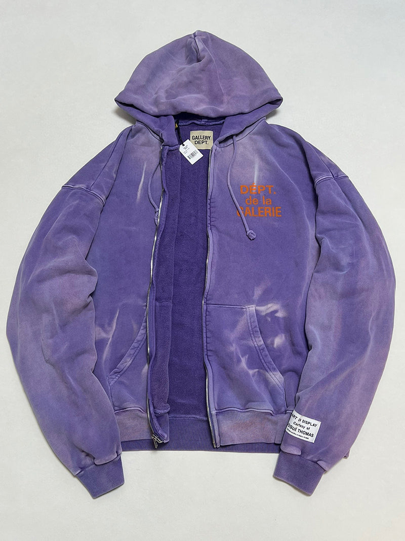 Gallery Dept. French Zip Hoodie Purple