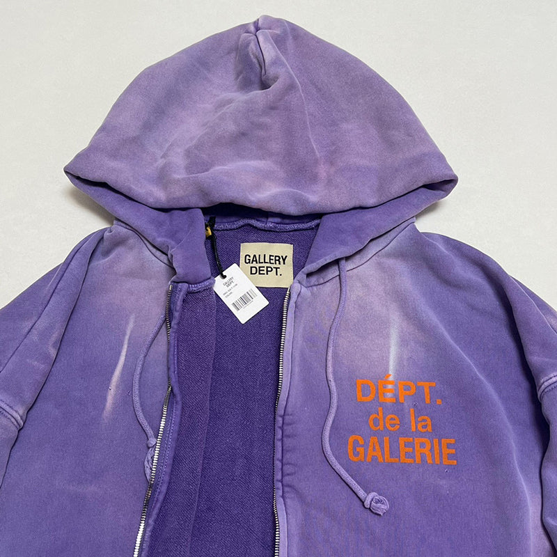 Gallery Dept. French Zip Hoodie Purple