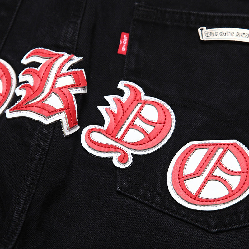 Chrome Hearts Tokyo Levi's Cross Patch Jeans
