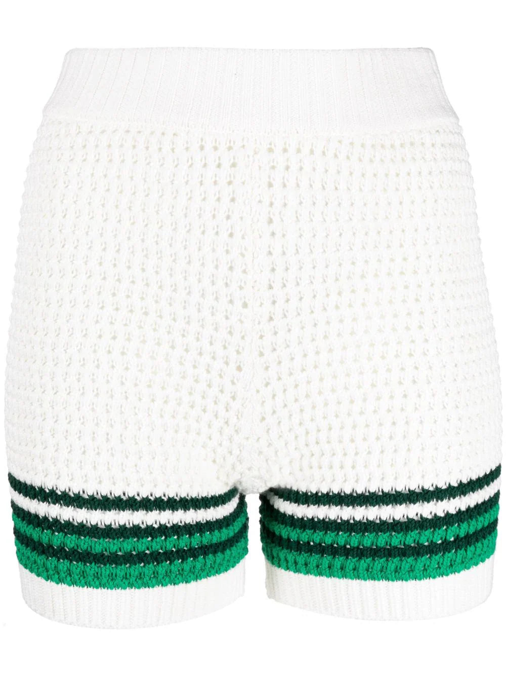 CASABLANCA Tennis Crochet Short in Green