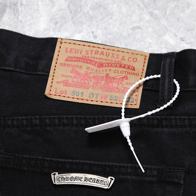 Chrome Hearts Tokyo Levi's Cross Patch Jeans