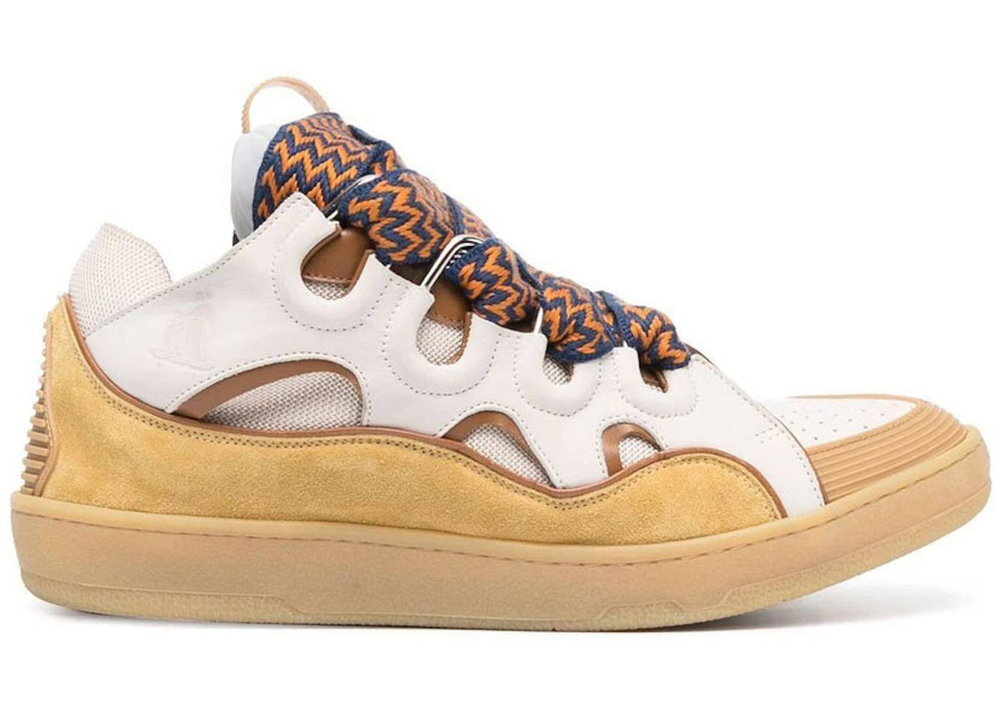 Lanvin Curb Sneaker White Beige