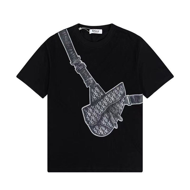 DIOR Homme Saddle Bag Print Black T-shirt