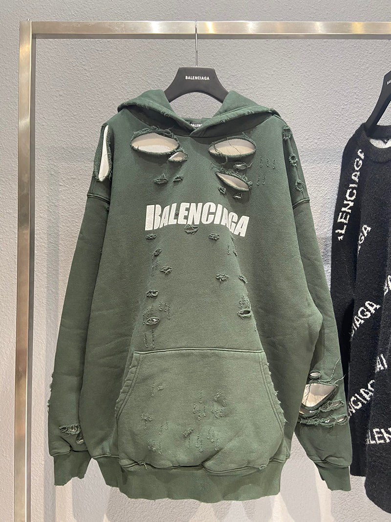 Balenciaga Destroyed Hoodie