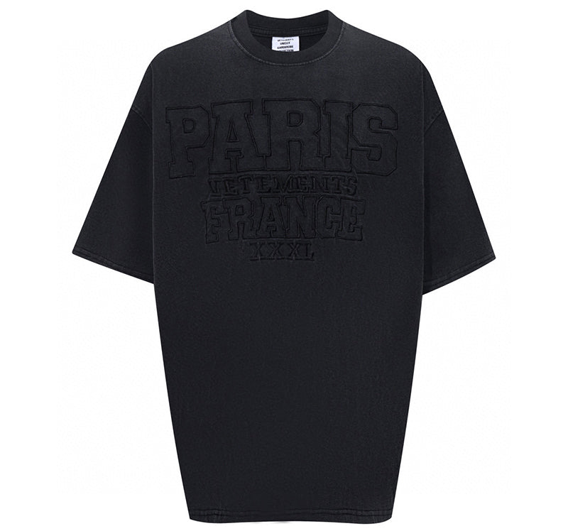 VETEMENTS Paris XXXL T-shirt | Black