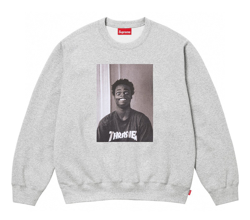 Supreme Thrasher Crewneck Heather Grey